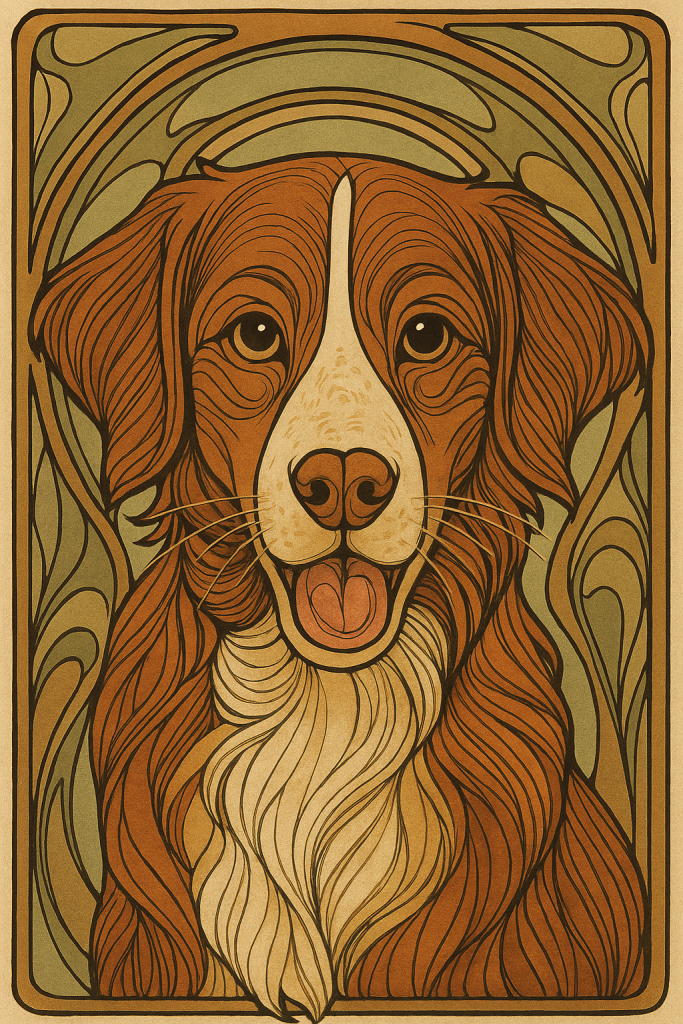 Art-Nouveau-dog