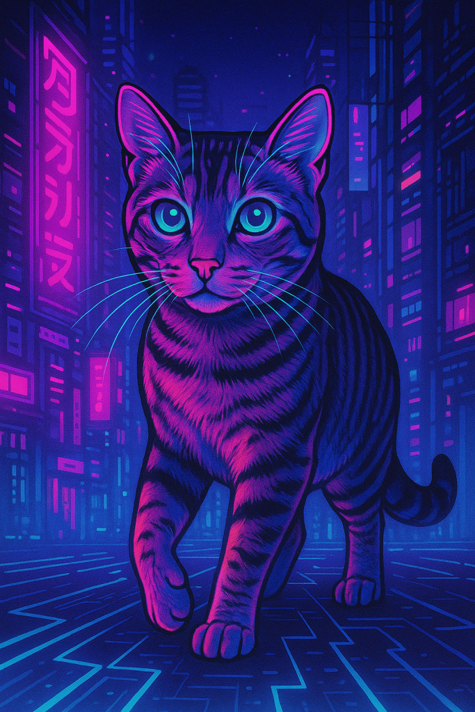 Cyberpunk-cat