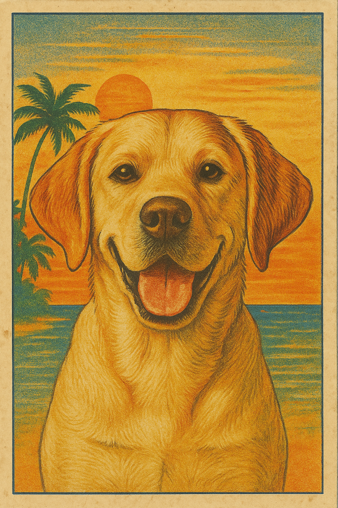 Vintage-Postcard-dog