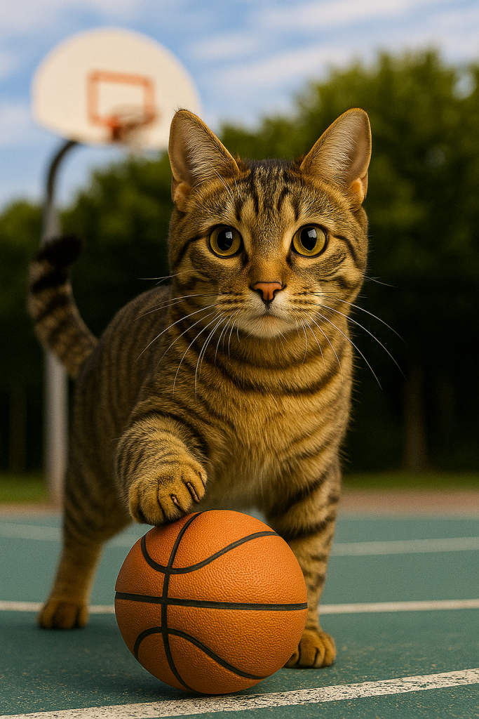 basketball-cat