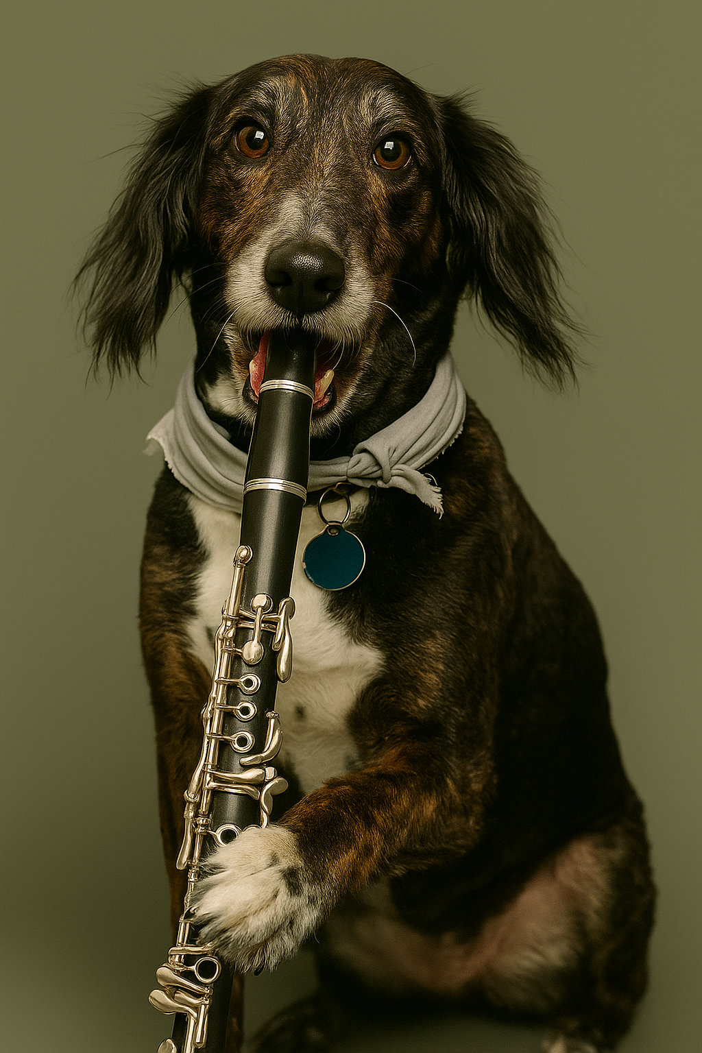 clarinet-dog