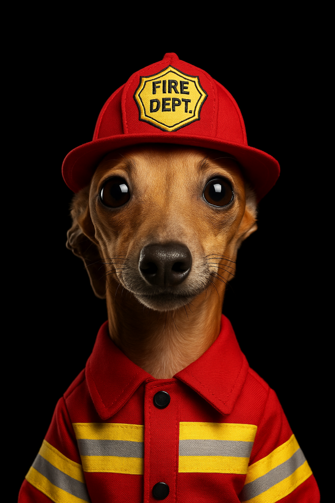 firefighter-dog