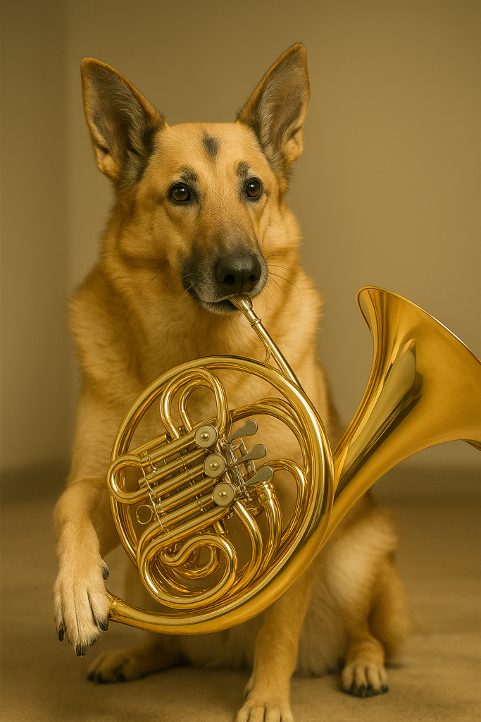 french-horn-dog