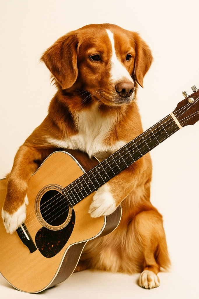 guitar-acoustic-dog