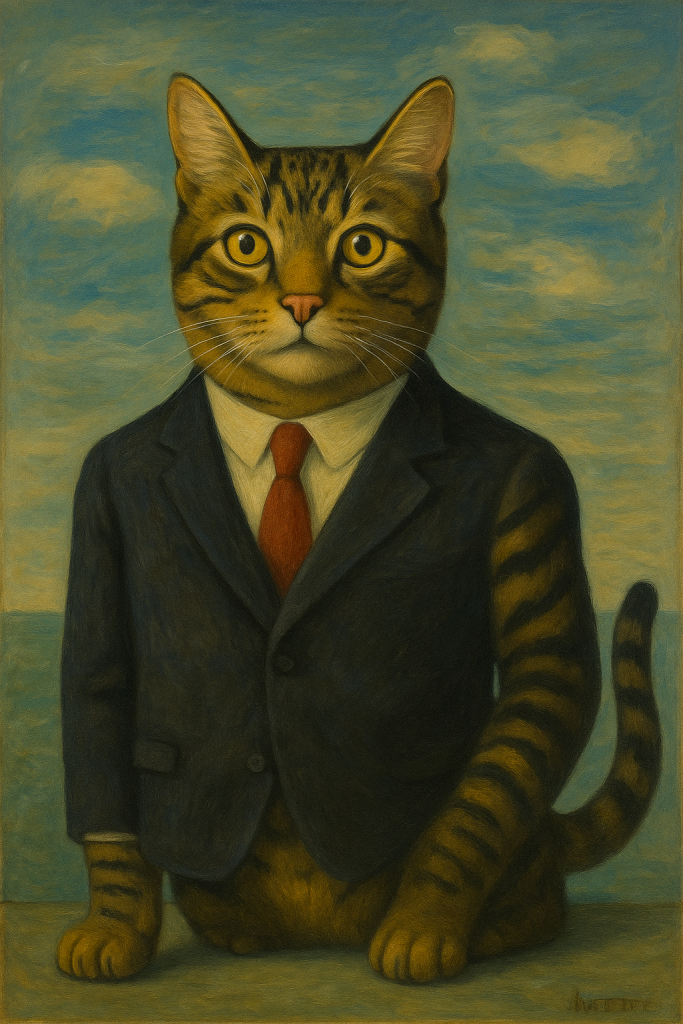 magritte-cat