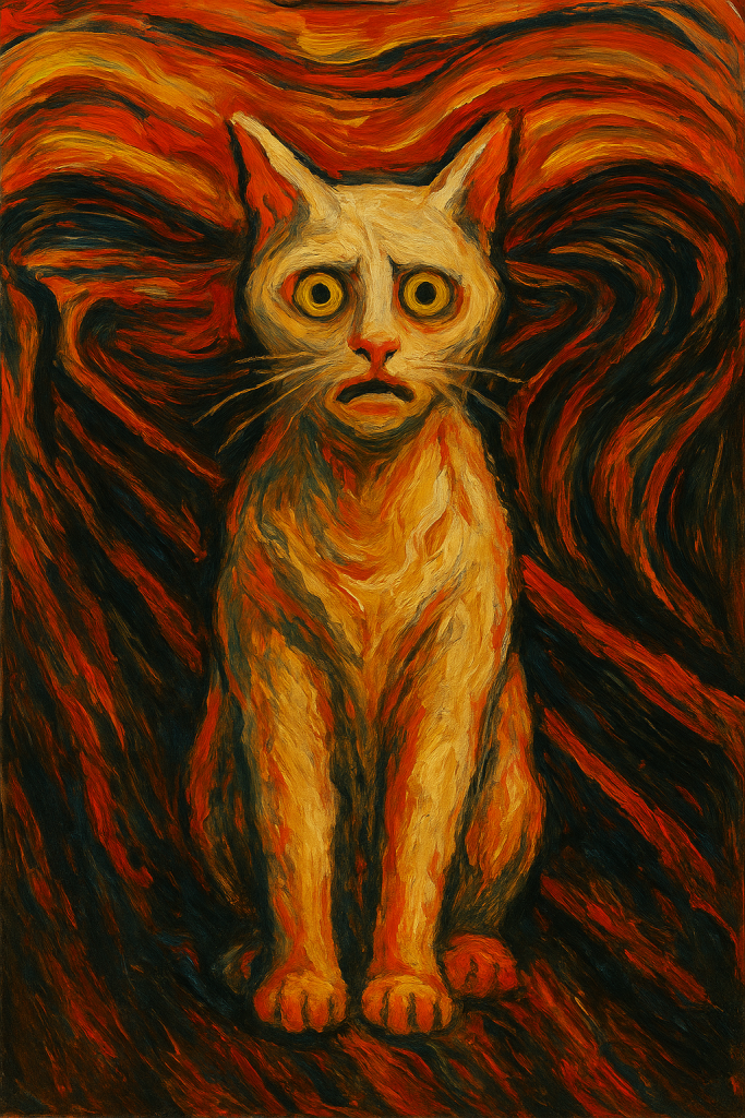 munch-scream-cat