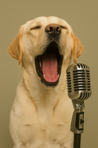 singing-at-microphone-dog