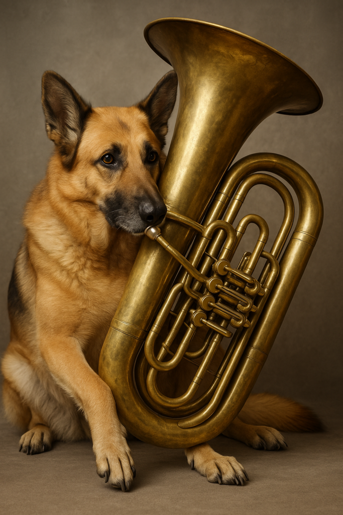tuba-dog